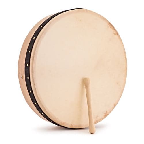 Gear4Music Bodhran 18 Pouces Tambour Irlandais avec Sac et Battoir