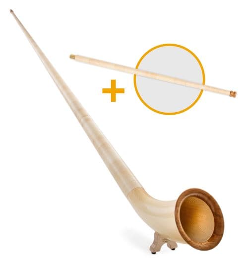 Lech Gold Lechgold cor des Alpes Deluxe F 360 cm set en 3 parties y compris l embouchure Fa#