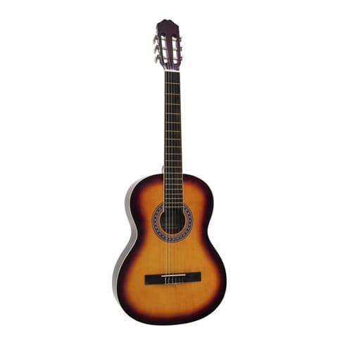 DIMAVERY Ac-303 guitare classique, sunburst