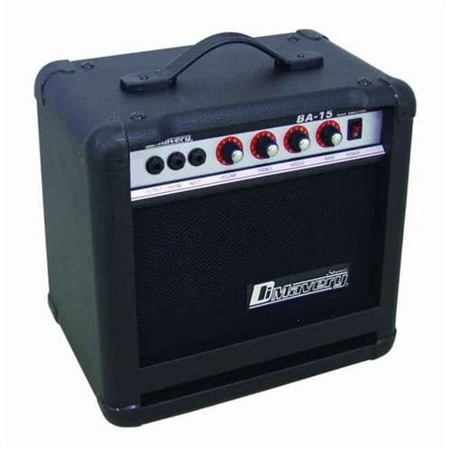 DIMAVERY Ba-15 ampli basse 15w noir