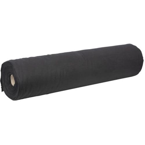 Showtec Deko-Molton 60m x 80cm rouleau, noir
