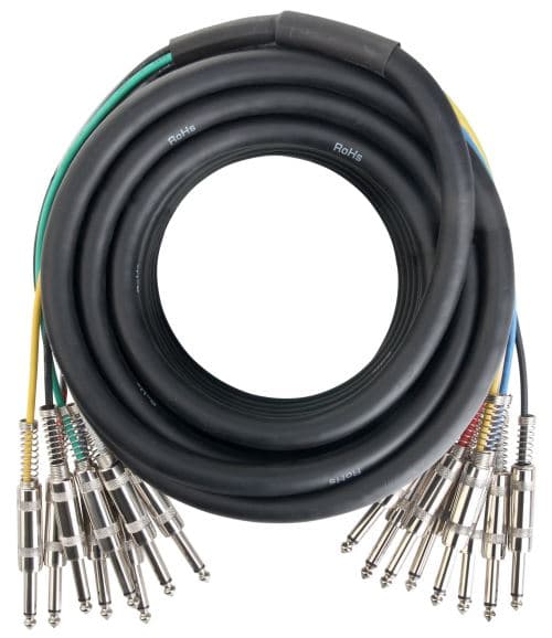 Pronomic Stage MJJ8-6 Câble Jack Multicore (8),