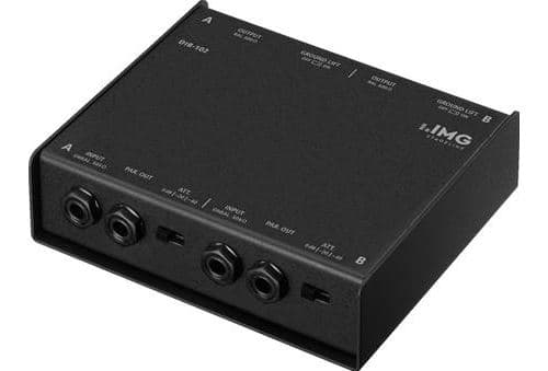 Monacor international Boîte de direct DI-BOX 2 canaux DIB-102