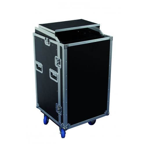 Power Acoustics Fcp 16 U Ds Flight Case 16U + Plan Incliné + Plateau