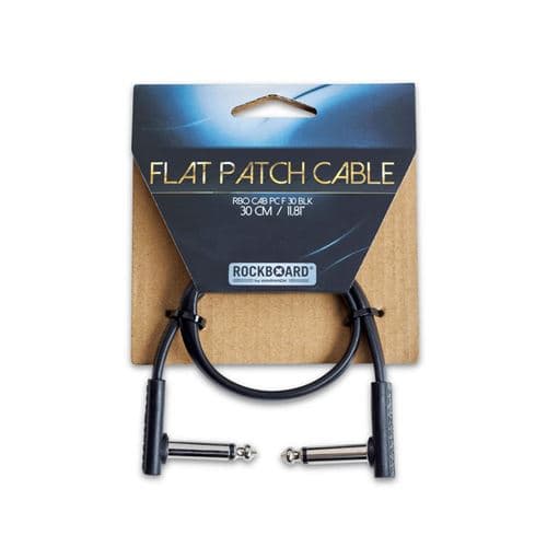 Rockboard Flat Patch CAB-pc-F-30-blk Câbles pour