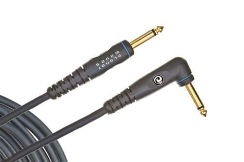 Planet Waves D Addario And Co Custom Series Instrument Cable Right Angle 10 Feet