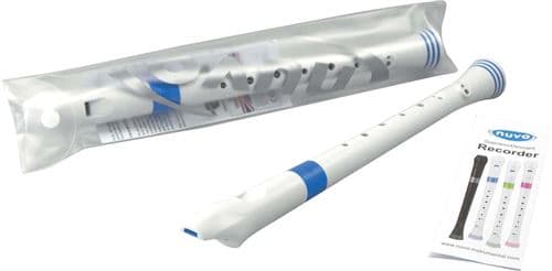 Nuvo Bec Soprano Blanche et Bleue Flûtes à bec composite