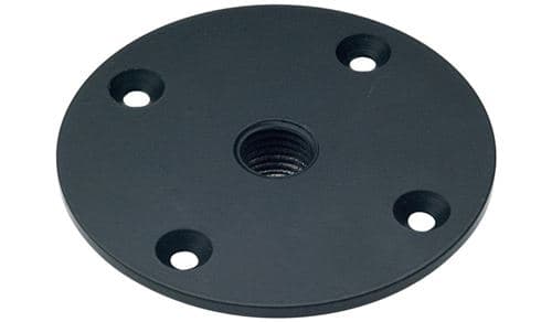Monacor international K&M 24116-000-55 Plaque De Raccord Noire Enceinte