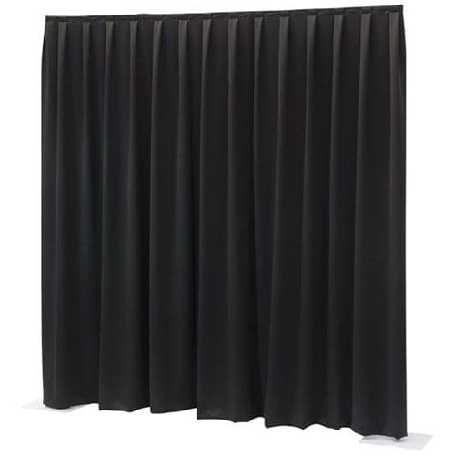 Showtec P&D Curtain Dimout 300x300 Pipe & Drape rideau plissé noir