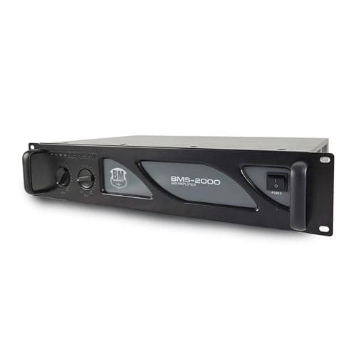 BM Sonic Amplificateur sonorisation DJ BMS-2000 Technologie Mosfet avec ventilation continue