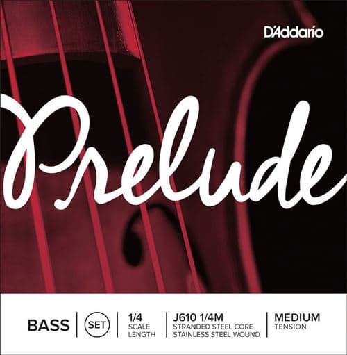 Daddario D Addario And Co Jeu Prelude Manche 1/4 Medium Cordes contrebasse
