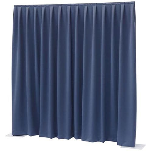 Showtec P&D Curtain Dimout 300x300 Pipe & Drape rideau plissé bleu
