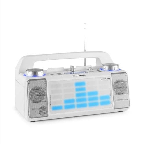 iDance LEDs bleu AUX/FM/USB/FADER/MIXER/BT XD2 XD2-SE