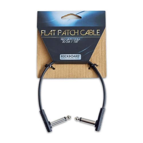 Rockboard Flat Patch CAB-pc-F-20-blk Câbles pour