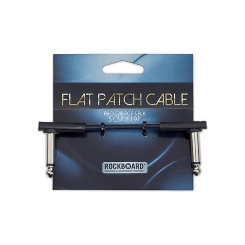 Rockboard Flat Patch CAB-PC-F-5-BLK câble pach 5 cm noir