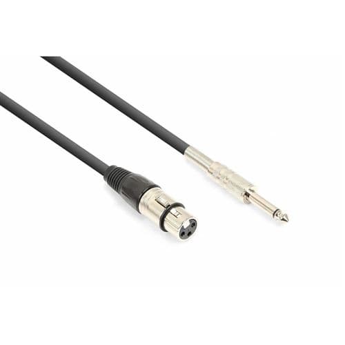 Vonyx Cordon XLR Femelle/Jack 6,35 Mono