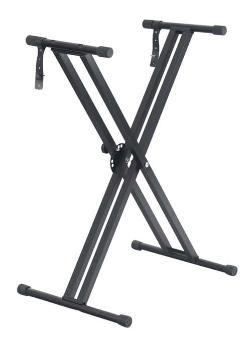 Funkey Trépied de Clavier Pieds Doubles en Croix Noir