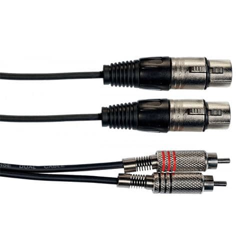Ibiza Sound femelles / 2 RCA mâles 5m CM5RXF-2