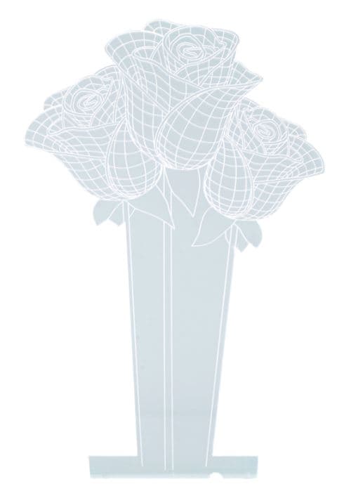 Lunartec Motif 3D pour socle lumineux LS-7.3D Roses