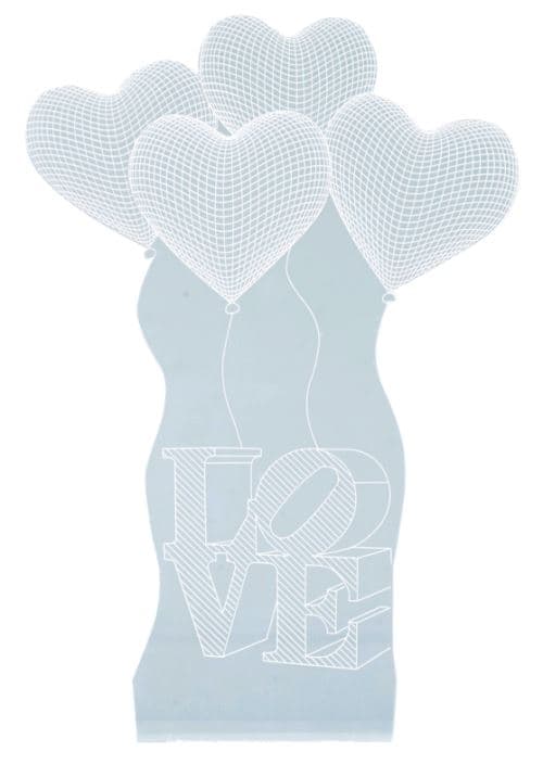 Lunartec Motif 3D pour socle lumineux LS-7.3D Love
