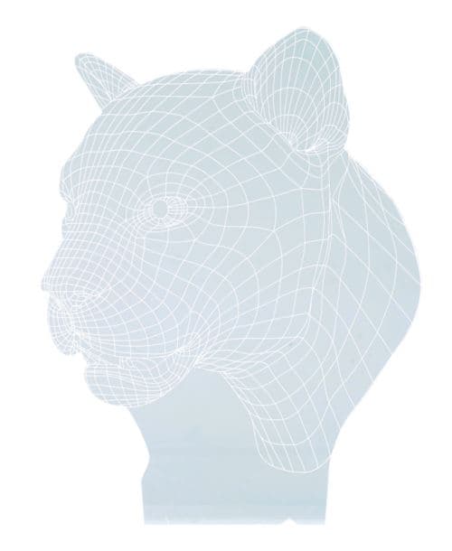 Lunartec Motif 3D pour socle lumineux LS-7.3D Panthère