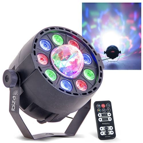 Ibiza Light PAR-ASTRO 2 en 1 projecteur PAR + ASTRO DMX