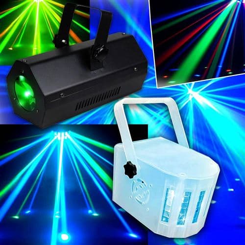 Lytor Light JEUX DE LUMIÈRE LED + 1 DERBY RGB + 1 GOBO FLOWER