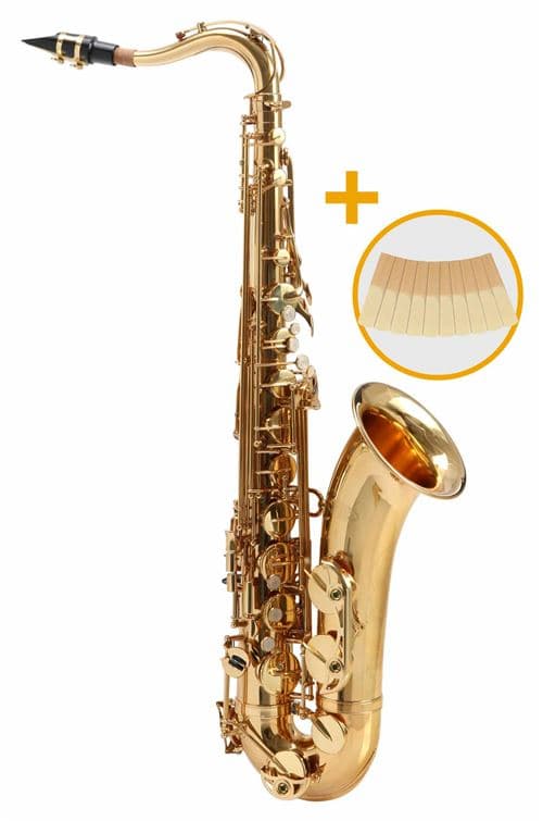 Classic Cantabile Winds TS-450 Saxophone ténor en sib avec set d anches force