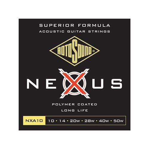 Rotosound NXA10 Nexus Coated Phosphor Bronze guitare acoustique 10-50
