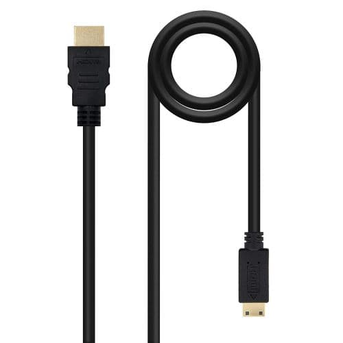 Nanocable Nano Cables 10.15.0901 HDMI a Mini HDMI V1.3, A/M-C/M (1 mètres), noir