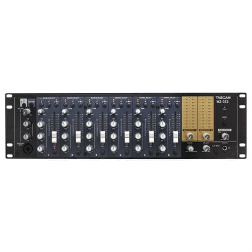 Tascam MZ-372 table de mixage 2 zones rackable 3U