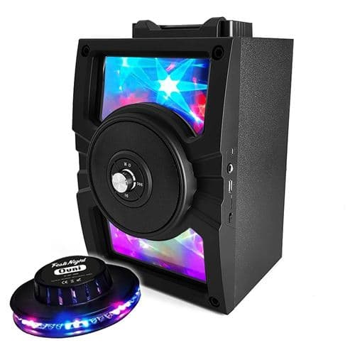Ledwood Karaoké Mobile effet Magic Mirror BLUETOOTH/USB/SD/ Radio FM LED-5B401BT + UFO OVNI