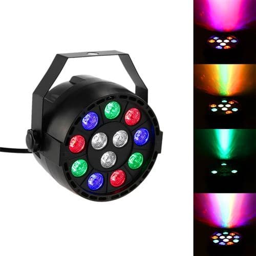 PUR LIGHT type projecteur PAR à LEDs RGBW 12x1W DMX Florida