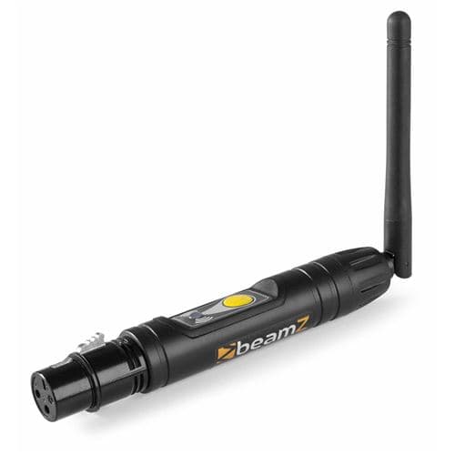 Skytronic BeamZ BBP Eazylink Emetteur et récepteur DMX sans fil, compatible tout contrôleur DMX et tout effet d'éclairage DMX, idéal DJ pro