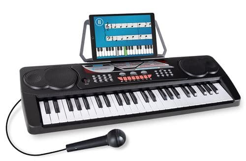 McGrey BK-4910BK Clavier avec 49 Touches et Pupitre Support de Notes Noir