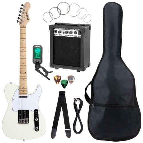 McGrey Rockit guitare électrique style TL set complet Antique White
