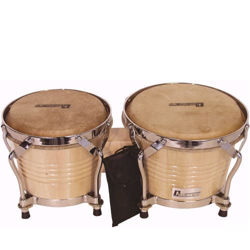 DIMAVERY BG-67 set bongos en bois 6,5 et