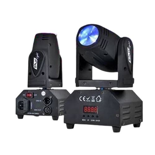 PUR LIGHT Lyre Seattle à LED 1x10W RGBW + Etrier de fixation DMX/STROBE