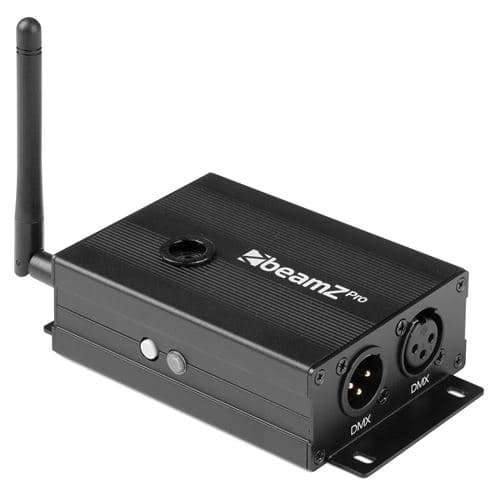 BEAMZ Pro WTR10 Émetteur-Récepteur Hybride DMX Sans WDMX et Eazy Link, Entrée/Sortie