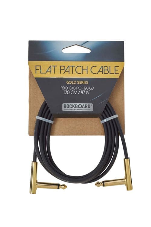 Rockboard Flat Patch Gold Series CAB-pc-F-120-gd Câbles pour