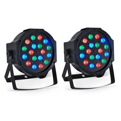 PUR LIGHT Lot de 2 Jeux de lumière RGB Montana