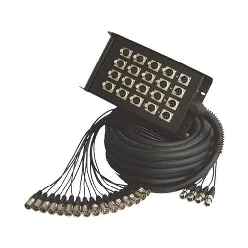 Power Acoustics Snake 2156 Multipaires boîtier scène 30m IN / 8 OUT
