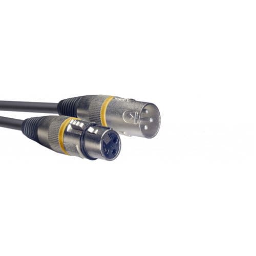 Stagg SMC1 YW XLR/XLR (m/f), 1 m, anneau jaune