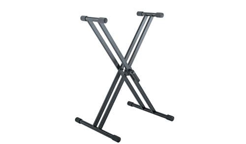 König & Meyer K&M Topline Rick 20 clavier, contrôleur MIDI (à double croisillon style X) noir