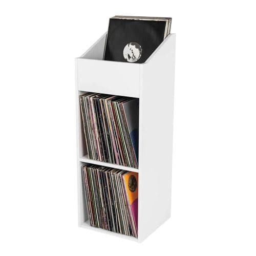 Glorious Record BOX 330 WHITE Casier de rangement 330 vinyles finition blanc