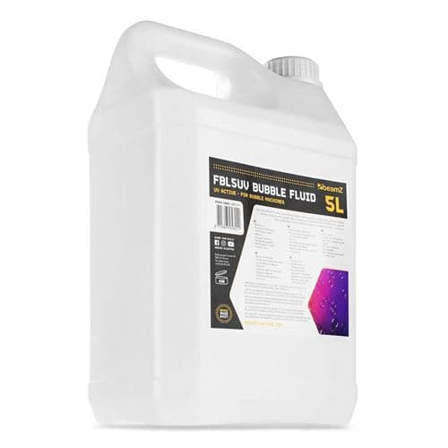 BEAMZ liquide fluorescent pour machine à bulles 5L, haute performance, non toxique pour la santé et l environnement