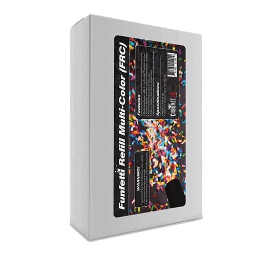 Chauvet Funfetti Refill Colour Recharge confettis pour lanceur Funfetti Shot