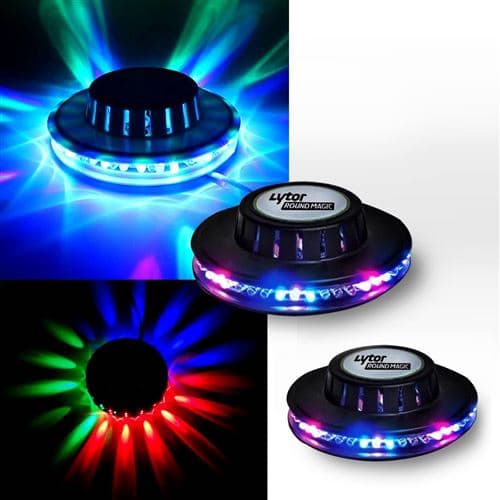 Lytor Jeux de lumières Effet OVNI LED ROUNDMAGIC