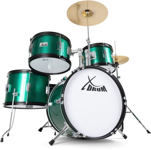 XDrum Session Junior Pro Set de batterie Emerald Green Sparkle (4-9 ans)