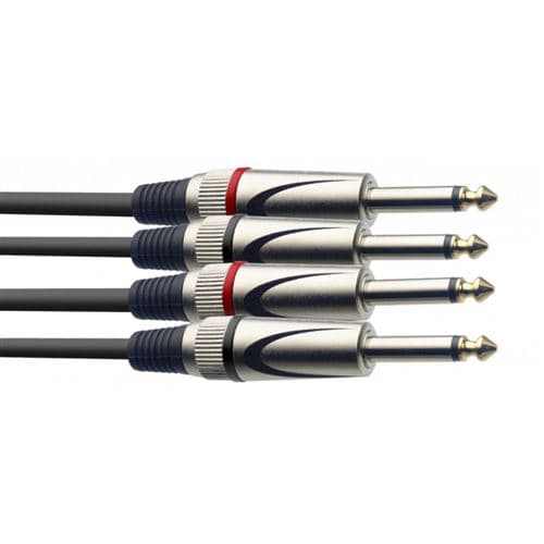 Stagg STC3P bretelle, jack/jack (m/m), 3 m